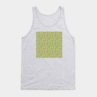 Happy Lollipop Sugar Candy Pattern - Green Tank Top